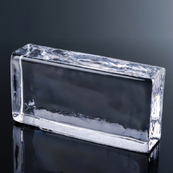 50*100*200mm hot melt clear solid glass brick