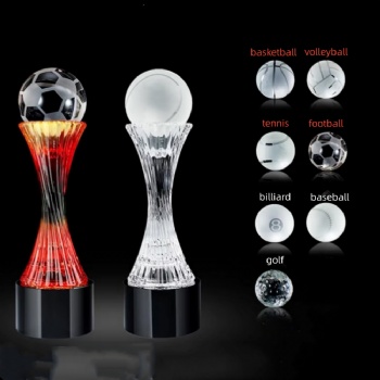 ADL New Design Crystal Glass Sports Trophy Awards High-Quality Crystal Glass Gifts for Souvenir Gifts Business Events