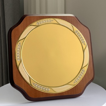 ADL New Design Wholesales Wooden Plaques Honorary Award Round Certificate High-Quality for Business Awards Trophy