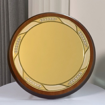 ADL Ear of Wheat Wholesales Wooden Plaques Honorary Round Award Certificate Business Awards Trophy