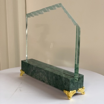 ADL Marble and Stone Crystal Glass Trophy Awards for Honor Crystal Crafts Awards for Souvenir Business Gifts