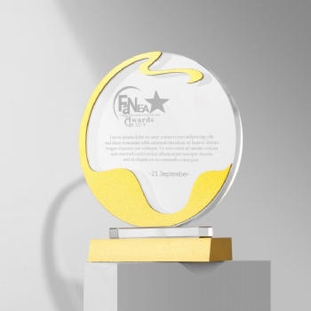 ADL New Design Wholesales Three Colors Stars Crystal Glass Trophy Awards Manufacture Factory Producer Sports Crystal  Crafts