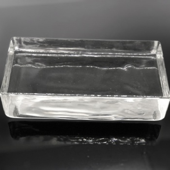 ADL Hot-Melt Soild 50*100*200mm Clear Transparent Factory Manufacturer Crystal Glass Brick Blocks For Home House Decoration