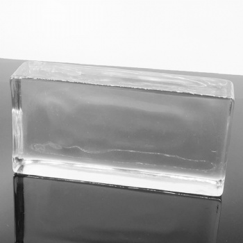 ADL Hot-Melt Soild 50*100*200mm Clear Transparent Factory Manufacturer Crystal Glass Brick Blocks For Home House Decoration