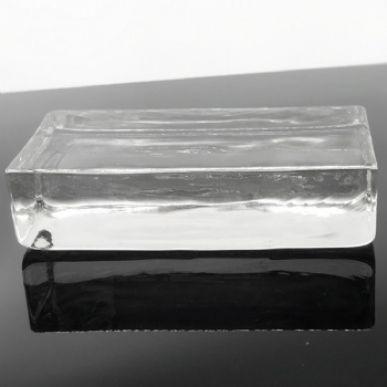 ADL Hot-Melt Soild 50*100*200mm Clear Transparent Factory Manufacturer Crystal Glass Brick Blocks For Home House Decoration