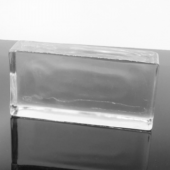 ADL Hot-Melt Soild 50*100*200mm Clear Transparent Factory Manufacturer Crystal Glass Brick Blocks For Home House Decoration