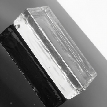 ADL Hot-Melt Soild 50*100*200mm Clear Transparent Factory Manufacturer Crystal Glass Brick Blocks For Home House Decoration