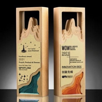 ADL Wooden New Design Wholesales Factory Love Trophy Awards for Wooden Ceremony Crafts Gifts for Souvenir