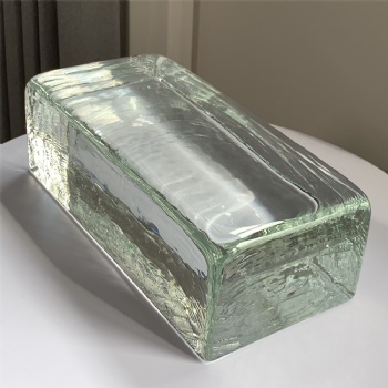 Factory Sourcing Hot Melt Brick Polished Glass Blocks 230*110*76mm Glass Bricks Big Blocks