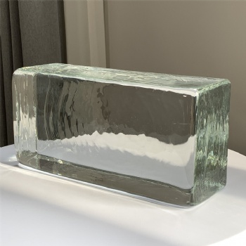 Factory Sourcing Hot Melt Brick Polished Glass Blocks 230*110*76mm Glass Bricks Big Blocks