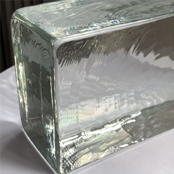 Factory Sourcing Hot Melt Brick Polished Glass Blocks 230*110*76mm Glass Bricks Big Blocks