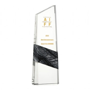 ADL 2023 New Design Crystal Glass Trophy Awards with Stone for Souvenir Gifts Events Awards