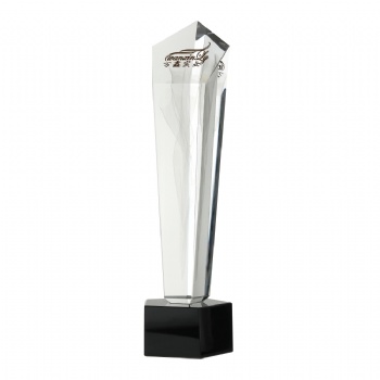ADL 2023 Pentagon Crystal Clear Glass Trophy Awards for Souvenir Gifts Events Trophy Big Blank Wholesale Trophy Awards