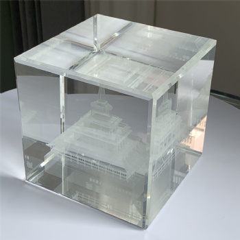 ADL 3D Laser Etched Crystal Cube 3D Laser Crystal Cube 3D Laser Engraved Crystal Star Glass Cube