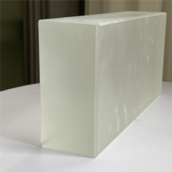 Wholesale High-Quality Fine Grinding and Sanding Ground Glass Bricks Building Clear White Glass Block For Building Decoration