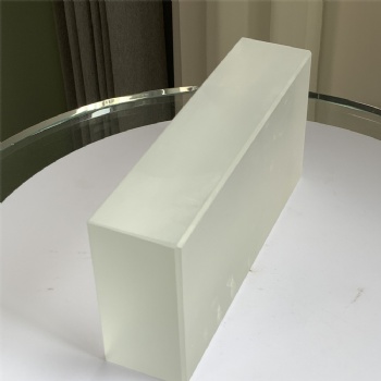 Wholesale High-Quality Fine Grinding and Sanding Ground Glass Bricks Building Clear White Glass Block For Building Decoration