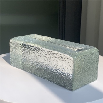 70*80*200mm High-Quality Hot Melt Clear White Crystal Glass Brick Building Hotel or House Home Decoration