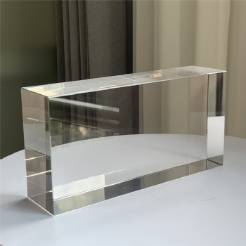 50*100*200mm High-Quality Expensive Clear White Transparent Crystal Glass Brick Building Hotel or House Home Decoration