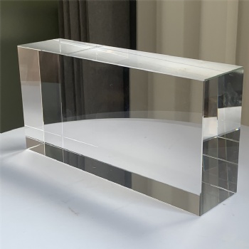 50*100*200mm High-Quality Expensive Clear White Transparent Crystal Glass Brick Building Hotel or House Home Decoration