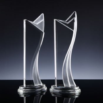 ADL New Design 2023 Crystal Glass Trophy Awards Blank Glass Trophy Crystal Awards and Trophies