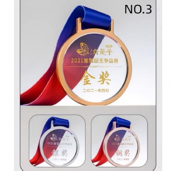 ADL New Design Personalized Customized Crystal Glass Medals for Sport Plaque