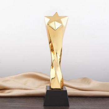 ADL Resin Cheap Wholesale Star Resin Crystal Glass Trophy Awards for Competition Crystal Crafts Trophy for Business Gifts