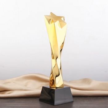 ADL Resin Cheap Wholesale Star Resin Crystal Glass Trophy Awards for Competition Crystal Crafts Trophy for Business Gifts