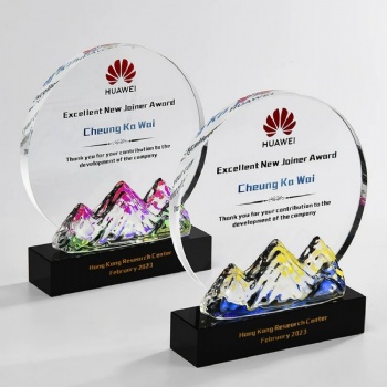 ADL Customized Sports Theme Glass Trophies and Awards New Design Polished Crystal Plaques for Souvenirs and Gifts