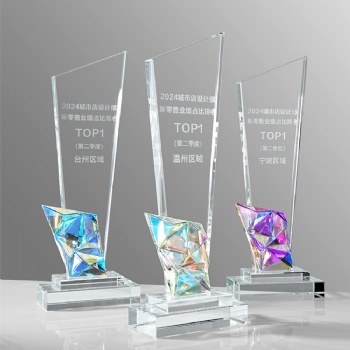 ADL K9 Model Crystal Glass Trophies Colorful Business Sports Plaques Laser for Souvenir Crafts Factory Direct Business Gifts