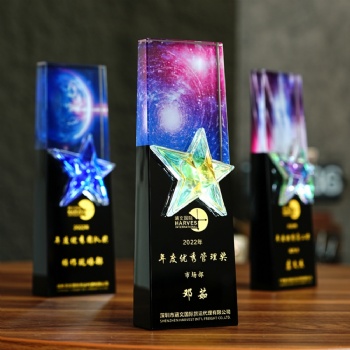 ADL Star K9 Crystal Glass Trophies for Sports Crystal Crafts Events Plaques UV Laser Decorative Souvenir Business Gifts China