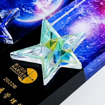 ADL Star K9 Crystal Glass Trophies for Sports Crystal Crafts Events Plaques UV Laser Decorative Souvenir Business Gifts China