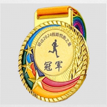 ADL Customized New Design Sport Event Award Medals Run Star Medals Plaques Gold Silvery Copper Colors Logo Words Souvenir