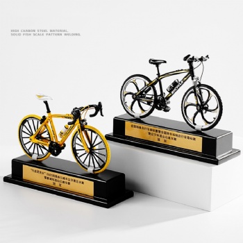 ADL Crystal Glass Trophies with Wood New Design Factory Direct Bicycle Bike Sports Events Business Craft Awards Gifts