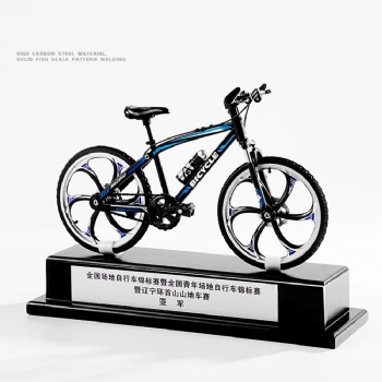 ADL Crystal Glass Trophies with Wood New Design Factory Direct Bicycle Bike Sports Events Business Craft Awards Gifts