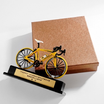 ADL Crystal Glass Trophies with Wood New Design Factory Direct Bicycle Bike Sports Events Business Craft Awards Gifts