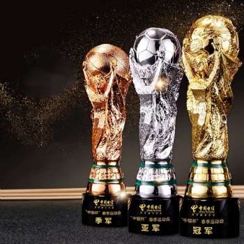 Customization logo Spherical shape Crystal Glass Resin Trophy Award for Souvenir Trophy