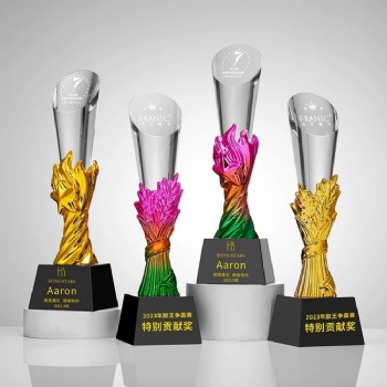 ADL Awards from China Resin Crystal Glass Awards Trophies for School Business Souvenir Gifts Glass Crafts Trophy for Gift