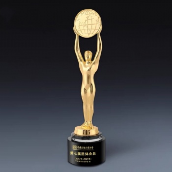 ADL Metal Trophy Awards for Souvenir Gifts Engraving Honor Crystal Crafts Trophy from China Europe Crystal Trophy