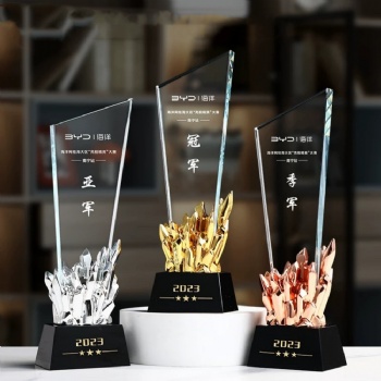 ADL Resin Cheap Wholesales Crystal Glass Trophy Awards for Competition Crystal Crafts Trophy from Europe Crystal Souvenir Crafts