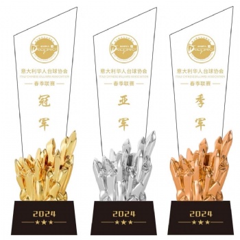 ADL Resin Cheap Wholesales Crystal Glass Trophy Awards for Competition Crystal Crafts Trophy from Europe Crystal Souvenir Crafts