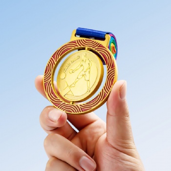 Custom Metal Medals & Sports Trophies-Gold & Bronze Plaques for Children's Awards and Volunteer Souvenirs