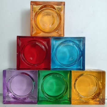 ADL 150*150*60MM Square Solid Glass Bricks Building Blocks for Home Medical Gym & Dining Decor-High Quality