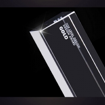 Custom Engraved Logo Premium Crystal Glass Trophies for Awards Events for Souvenir Gifts