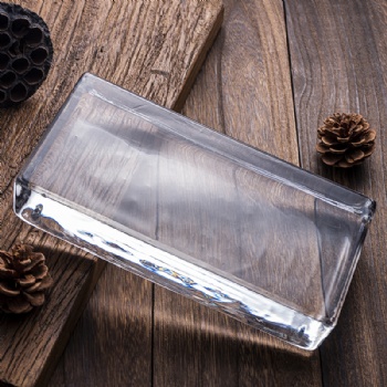 ADL Factory's Clear Transparent White Solid Glass Bricks Hot-Melt Decorative Right-Angle Walls Other Crystal Crafts Hot Cheap