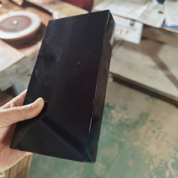 ADL Wholesales Fine Ground Glass Blocks Original Black Color Solid Bricks for House Wall Decor Building Home Crystal Crafts
