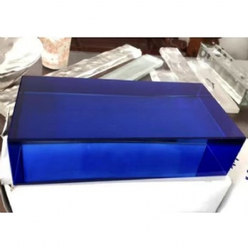 ADL Solid Painted Colored Crystal Glass Block 50*100*200mm Fine Ground Home Decoration Modern Building Wholesale Price