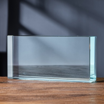 ADL Solid Painted Colored Crystal Glass Block 50*100*200mm Fine Ground Home Decoration Modern Building Wholesale Price