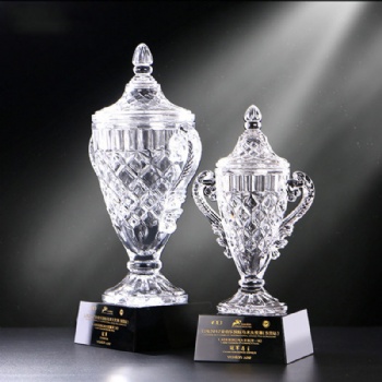 Crystal cup trophy