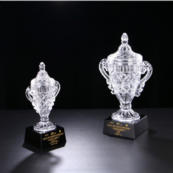Crystal cup trophy