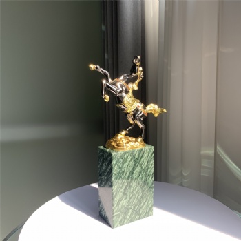 ADL New Design Horse Stone Trophy Awards with Stone Base for Business Gifts